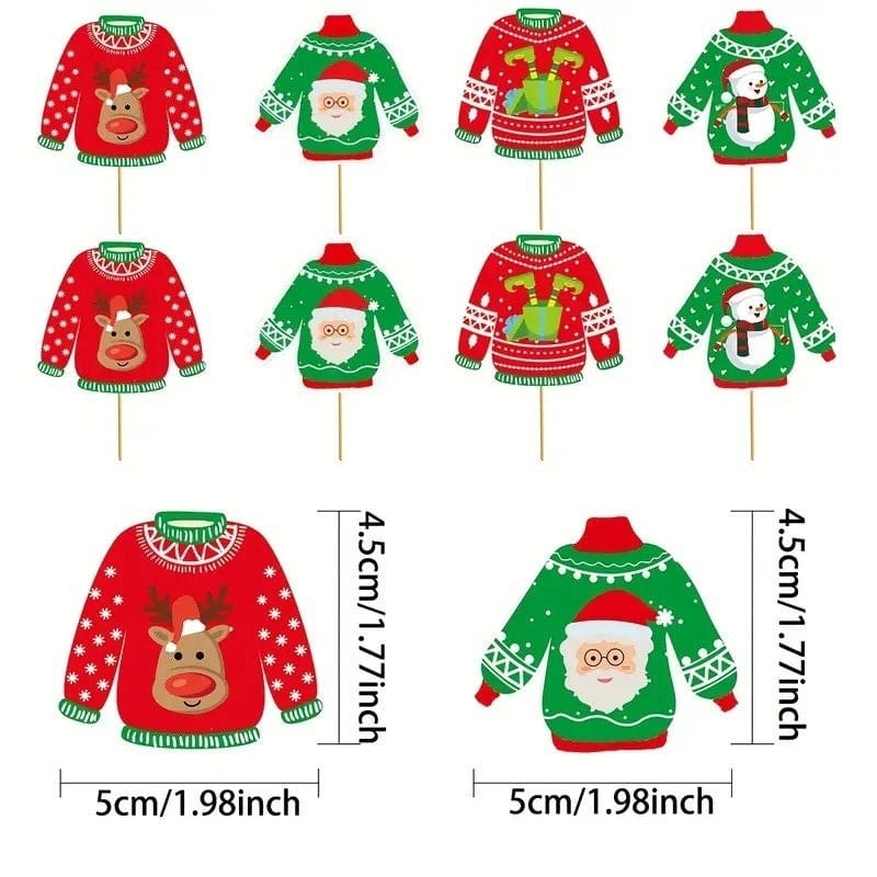 8 Ugly Christmas Sweater Cake Toppers for Your Holiday Party ChatGPT