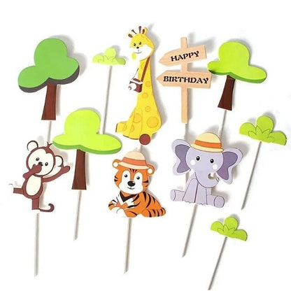 Safari-Inspired Cake Toppers: Elevate Your Jungle-Themed Party!