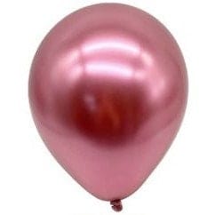pink and red Metallic balloon 
