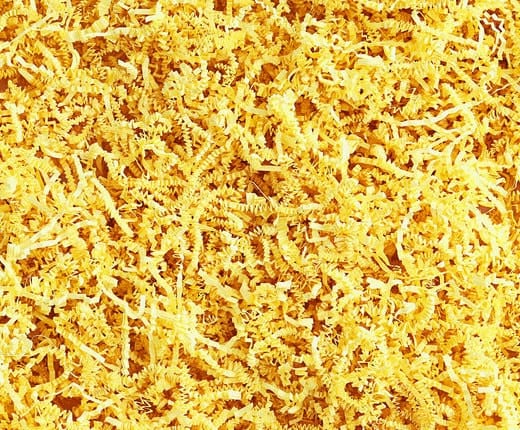 Canary Yellow Crinkle Paper, Void filler, Shredded paper, Gift box filler, Easter Basket Cushioning, wedding gift box, Paper Party supplies