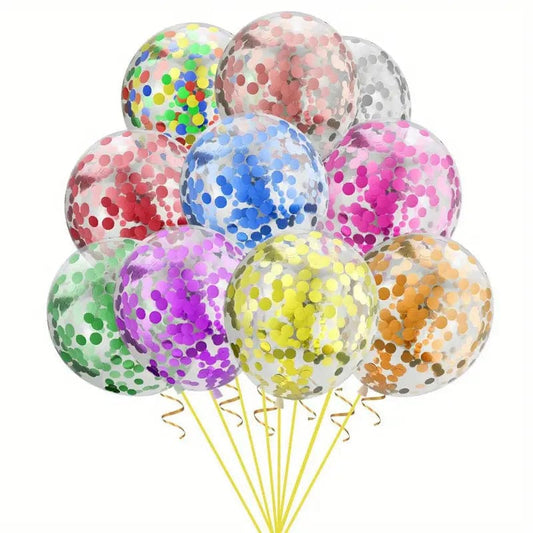 Confetti Sequin Balloons, Party Decoration Balloons for weddings, baby showers, engagement and birthday parties and many more!
