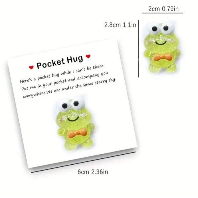 Frog Pocket Hug: Adorable Encouragement and Decor