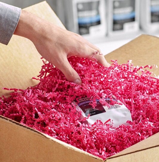 Fuchsia Crinkle Paper, Void filler, Shredded paper, Gift box filler & Wrapping, Basket Cushioning, wedding gift box, Paper Party supplies