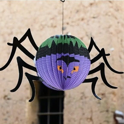 Halloween 3D Paper Honeycomb: Ghost, Bat, and Spider Decor for Venue and Props