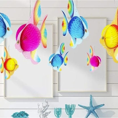 Honeycomb Paper Goldfish: Charming Decor for Any Occasion
