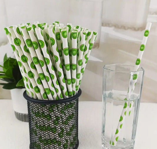Our Kiwi Designed paper straws that are great for summer BBQ, pool parties, birthday parties, beach bashes,  baby showers & much more!