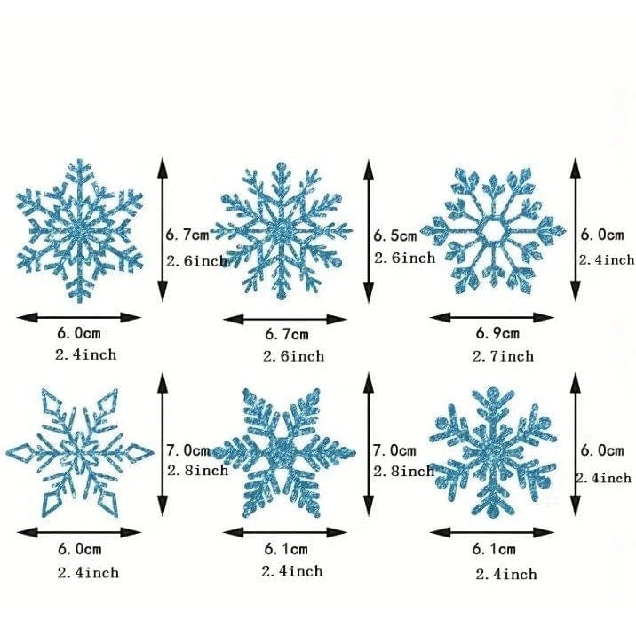 Snowflake Cake Toppers: Festive Cake Decorations