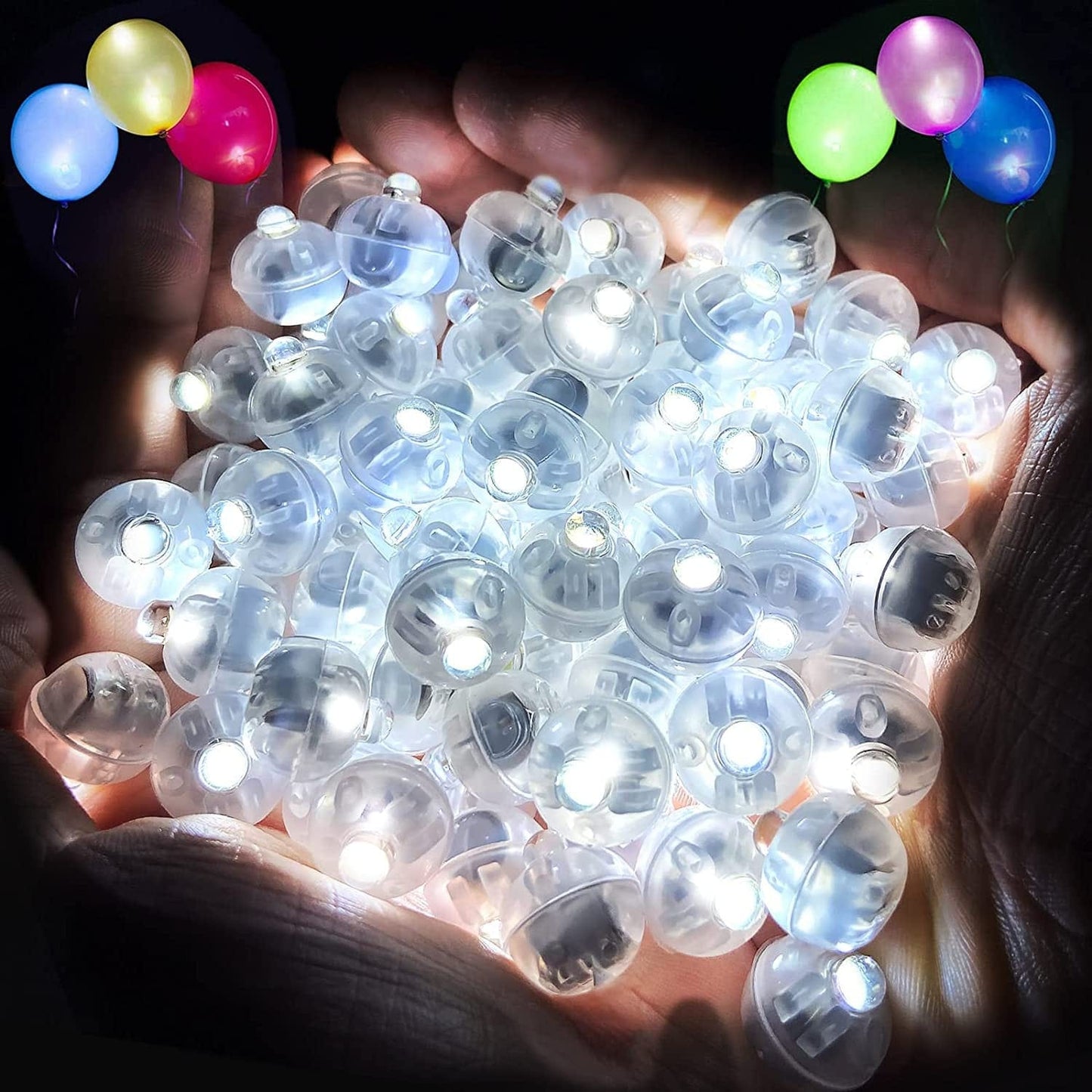 Balloon LED Water Proof lights great for swimming pool, mason jar, paper lantern, crafts, vase, wine glasses, bottle or anywhere!
