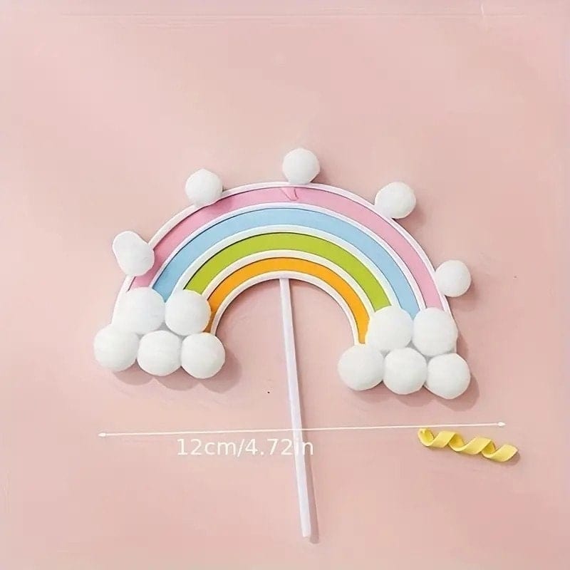Rainbow Happy Birthday Cake Toppers: Vibrant Celebrations