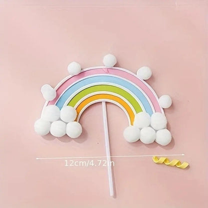 Rainbow Happy Birthday Cake Toppers: Vibrant Celebrations