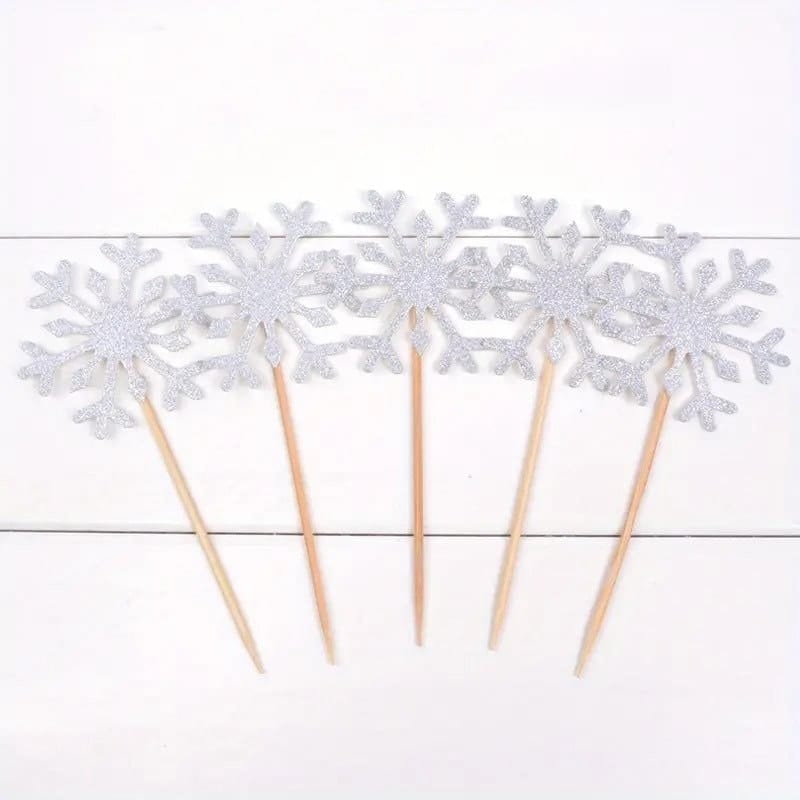 Snowflake Delights: Cake Inserts for Festive Baking Decor