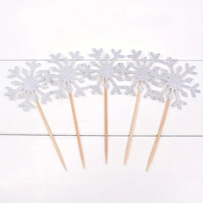 Snowflake Delights: Cake Inserts for Festive Baking Decor