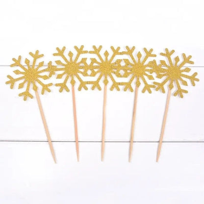 Snowflake Delights: Cake Inserts for Festive Baking Decor