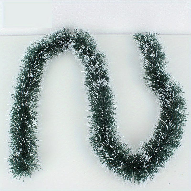 Sparkling Christmas Tree Tinsel Garland - 1 pck Festive Holiday Decor 17592224895628