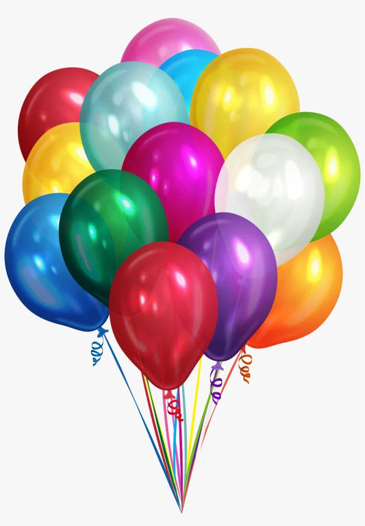 colorful 10 inch balloons