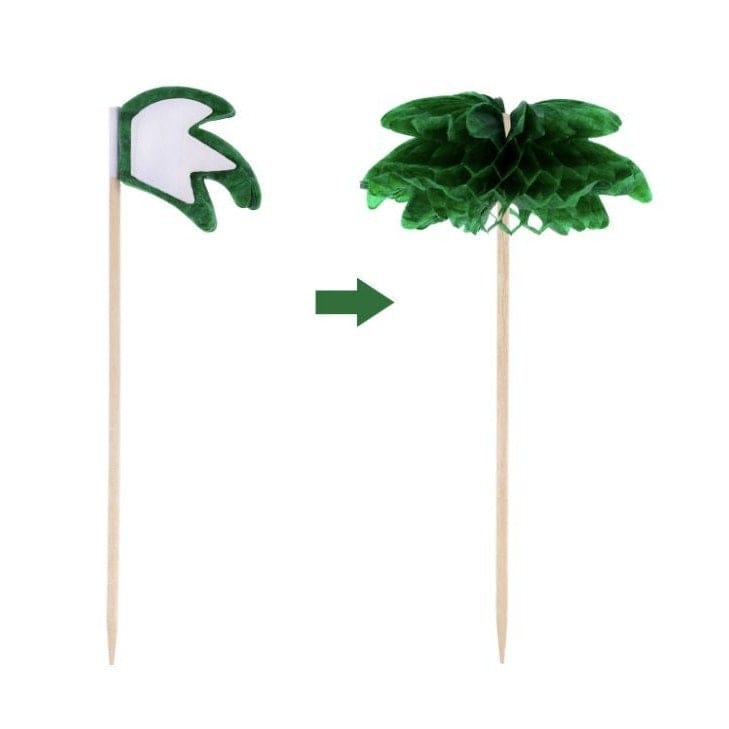 3D Palm Tree Picks great for dessert tables, Drinks and finger foods!