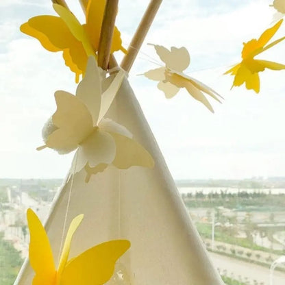 3D Paper Butterfly Garland: DIY Wedding, Party, and Birthday Hanging Decorations