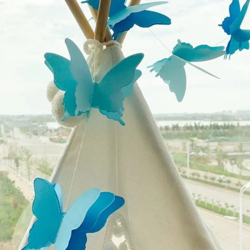3D Paper Butterfly Garland: DIY Wedding, Party, and Birthday Hanging Decorations