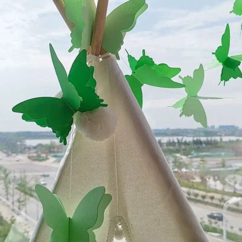 3D Paper Butterfly Garland: DIY Wedding, Party, and Birthday Hanging Decorations