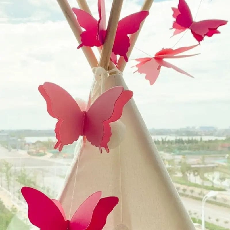 3D Paper Butterfly Garland: DIY Wedding, Party, and Birthday Hanging Decorations