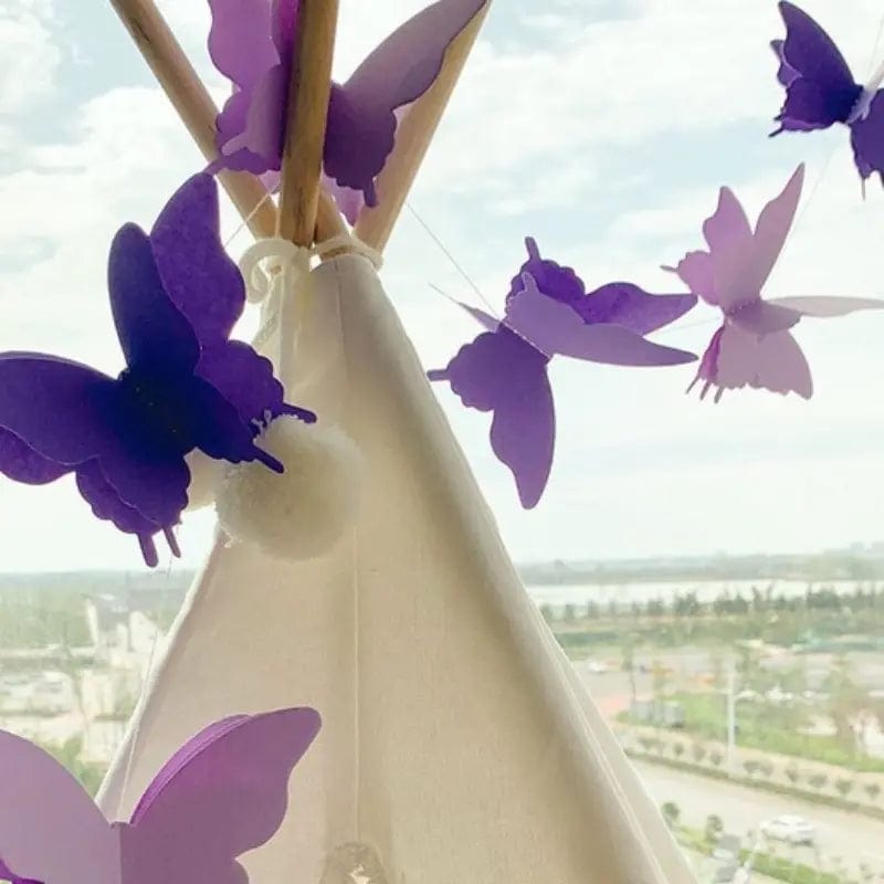 3D Paper Butterfly Garland: DIY Wedding, Party, and Birthday Hanging Decorations
