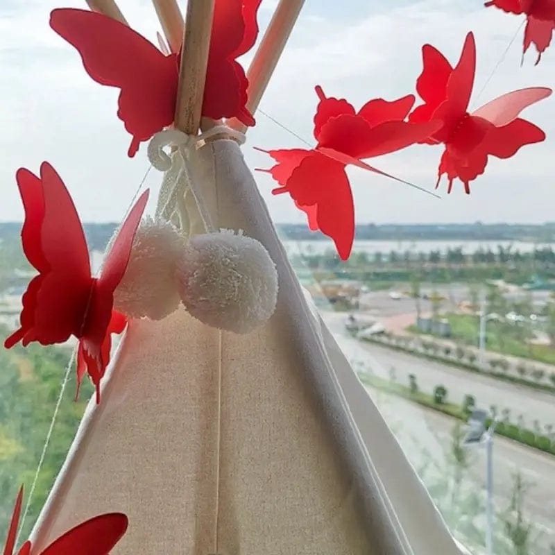 3D Paper Butterfly Garland: DIY Wedding, Party, and Birthday Hanging Decorations