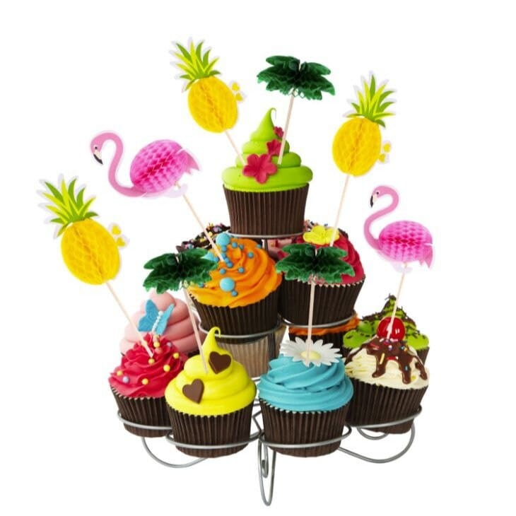 3D Pineapple Cupcake Picks great for dessert tables, Drinks and finger foods!