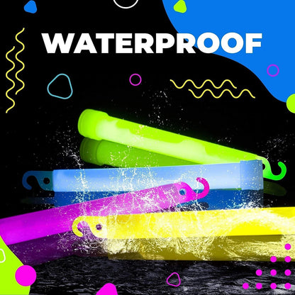 6'' Premium Glow Sticks great for any party or event for both adults and kids alike! -