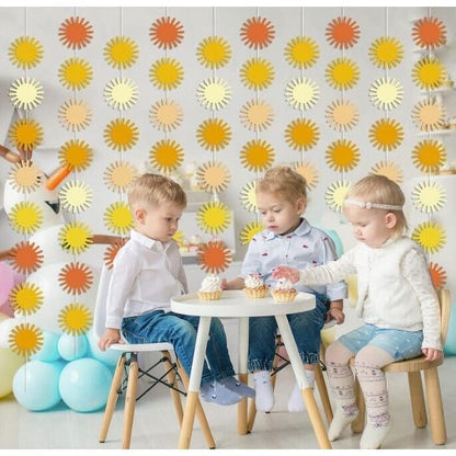Boho Sun-Themed Banner String Decorations