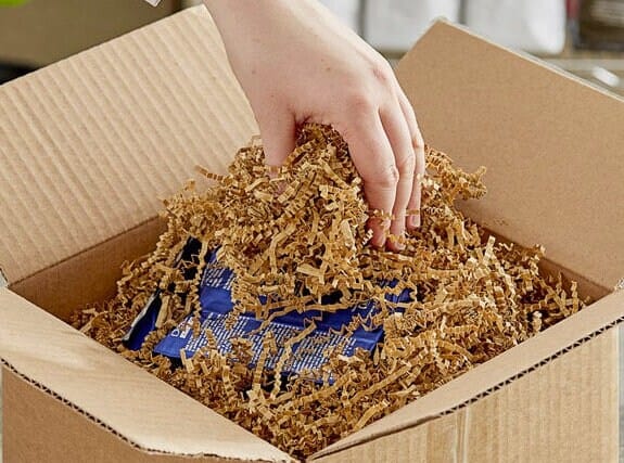 Brown Kraft Crinkle Paper, Void filler, Shredded paper, Gift box filler & Wrapping, Basket Cushioning, wedding box, Paper n' Party supplies