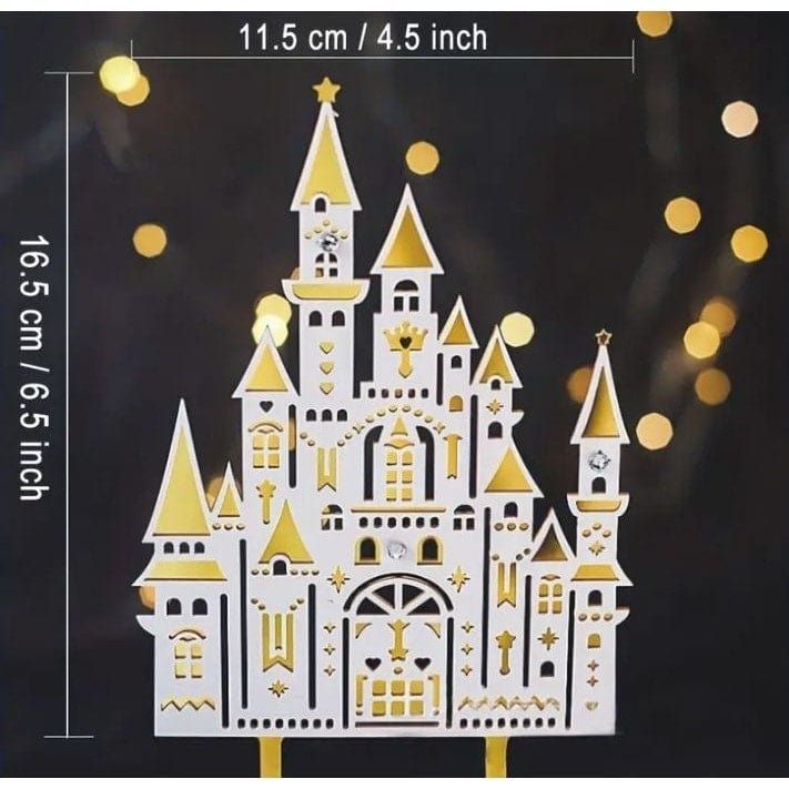 Castle & Ferris Wheel Birthday Cake Toppers Set