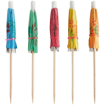 Cocktail Umbrellas for Drinks, Umbrella Drink picks that are 4", Tiki Bars, Picnics, Cake Toppers, Parties, Perfect summer drink decoration!
