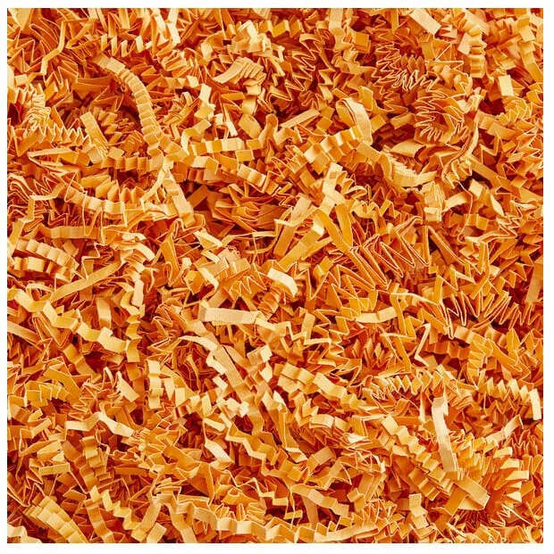 Cognac Crinkle Paper, Void filler, Shredded paper, Gift box filler & Wrapping, Basket Cushioning, wedding gift box, Paper Party supplies