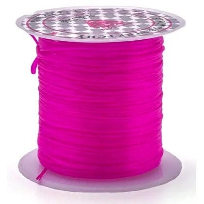 Colorful Crystal Elastic Cord Beaded Elastic Cord Beadsed Thread For DIY Jewelry Making Accessories, 10yards/roll 0.8mm