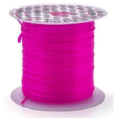 Colorful Crystal Elastic Cord Beaded Elastic Cord Beadsed Thread For DIY Jewelry Making Accessories, 10yards/roll 0.8mm
