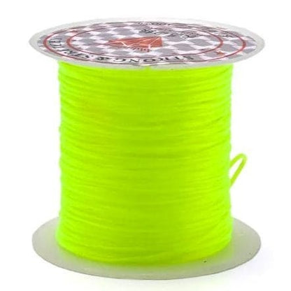 Colorful Crystal Elastic Cord Beaded Elastic Cord Beadsed Thread For DIY Jewelry Making Accessories, 10yards/roll 0.8mm