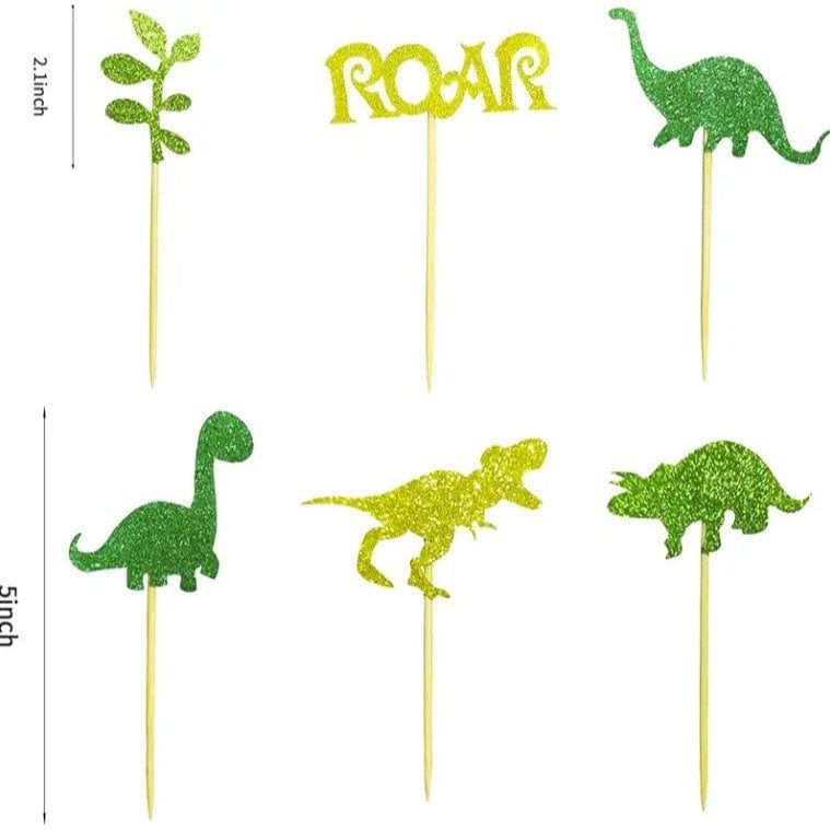 Dinosaur Birthday Cake Toppers, Dinosaur Theme Birthday cake, party, cupcakes