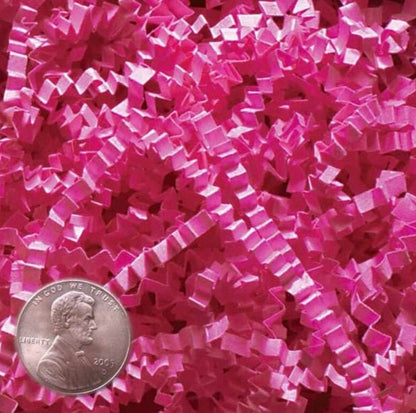 Fuchsia Crinkle Paper, Void filler, Shredded paper, Gift box filler & Wrapping, Basket Cushioning, wedding gift box, Paper Party supplies