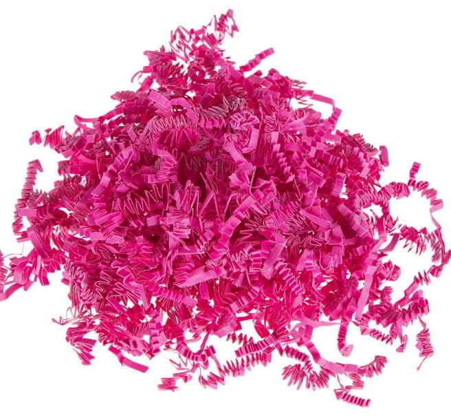 Fuchsia Crinkle Paper, Void filler, Shredded paper, Gift box filler & Wrapping, Basket Cushioning, wedding gift box, Paper Party supplies