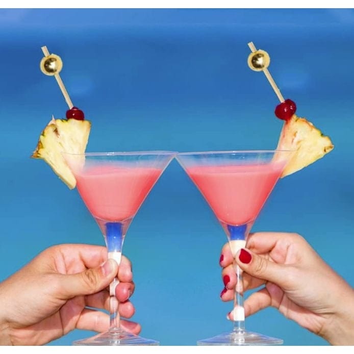 Gold Elegant Pearl Bamboo Cocktail Picks: Enhance Your Event!