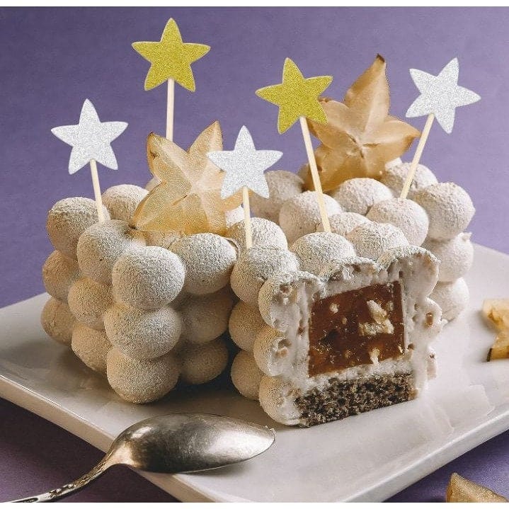 Gold & Silver Star Cupcake Toppers: Twinkle for Parties