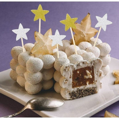 Gold & Silver Star Cupcake Toppers: Twinkle for Parties