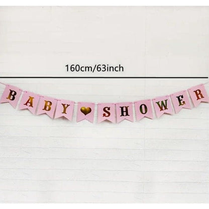 It's a Boy! Baby Shower Banner: Christening Decor