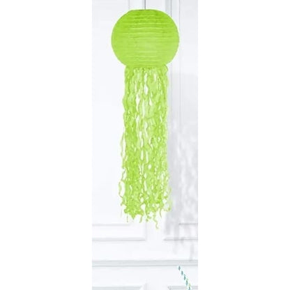 Jelly Fish Paper Lanterns, Pink Green Blue Hanging Lantern, Mermaid Unicorn Theme Party Supplies, Sea Ocean Birthday Party Decorations