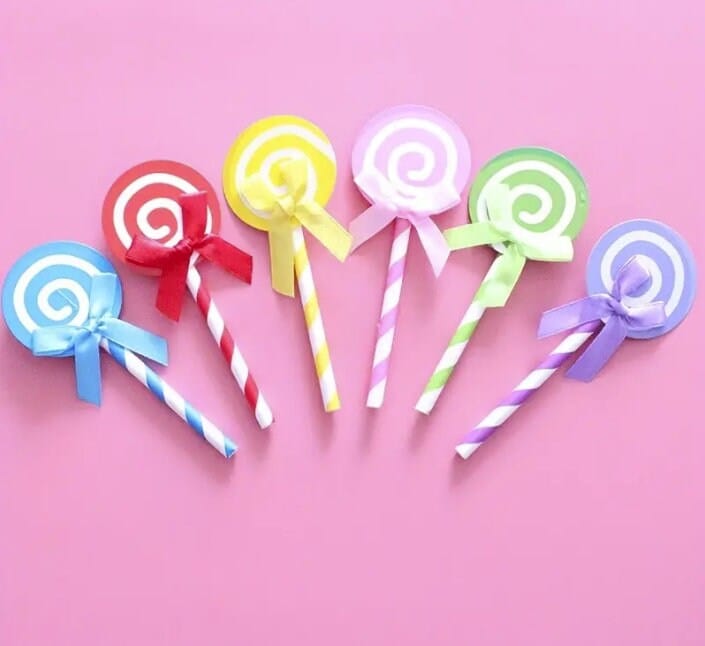 Lollipop Cake Toppers, Sweet Candy Lollipop Cake Decor, Candy Donut Theme Decoration Supplies, Dessert Table Dress Up