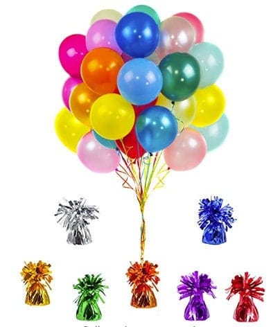 Metallic Balloon Weights