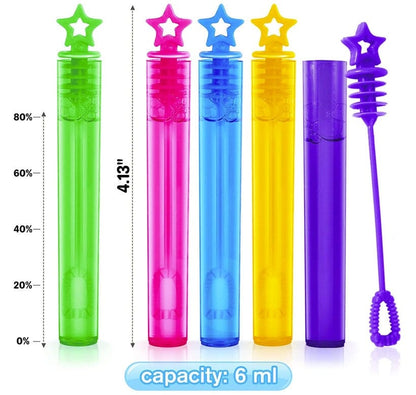 Mini Bubble Wands, Bulk Party Favor for Kids, Goodie Bags, Carnival Prizes, Wedding, Summer Bubble Toys for Kids, School Classroom Prizes