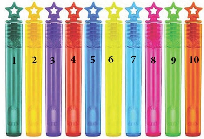 Mini Bubble Wands, Bulk Party Favor for Kids, Goodie Bags, Carnival Prizes, Wedding, Summer Bubble Toys for Kids, School Classroom Prizes