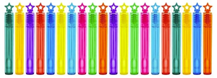 Mini Bubble Wands, Bulk Party Favor for Kids, Goodie Bags, Carnival Prizes, Wedding, Summer Bubble Toys for Kids, School Classroom Prizes