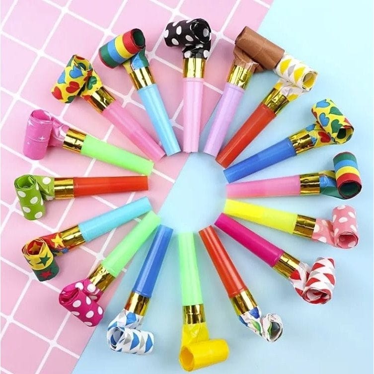 Party Blower, Birthday Party Blow Horns, Party Blowouts, Colorful Party Noise Makers, New Years Party Noisemakers, Party Favors For Kids